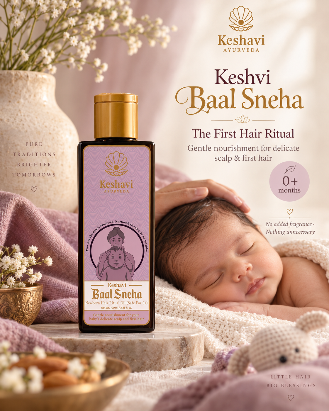 Keshavi Baal Sneha- Baby Hair Oil