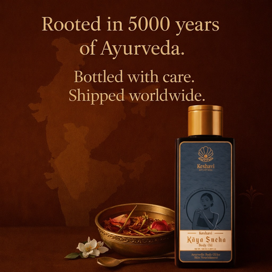 Kaya sneha — A deeply nourishing body oil for dry, dehydrated, and dull skin