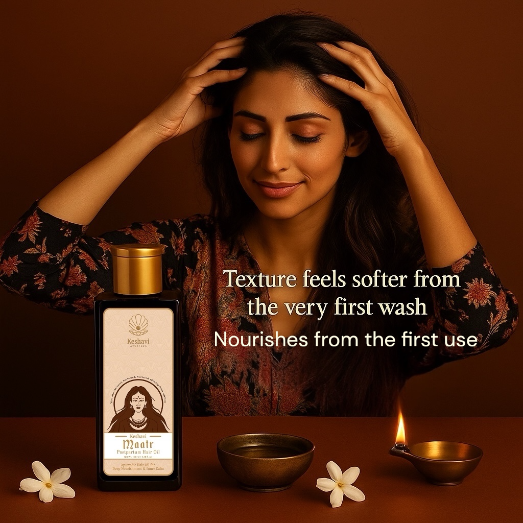 Keshavi Maatr – Sacred Hair Care for Postpartum Mothers
