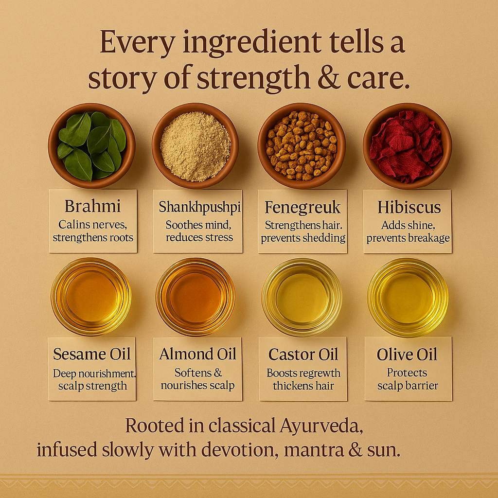Keshavi Sampoorna — Sacred Nourishment for Scalp & Mind