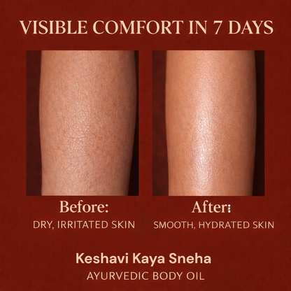 Kaya sneha — A deeply nourishing body oil for dry, dehydrated, and dull skin