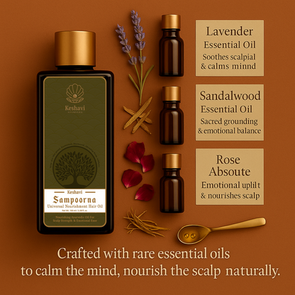 Keshavi Sampoorna — Sacred Nourishment for Scalp & Mind