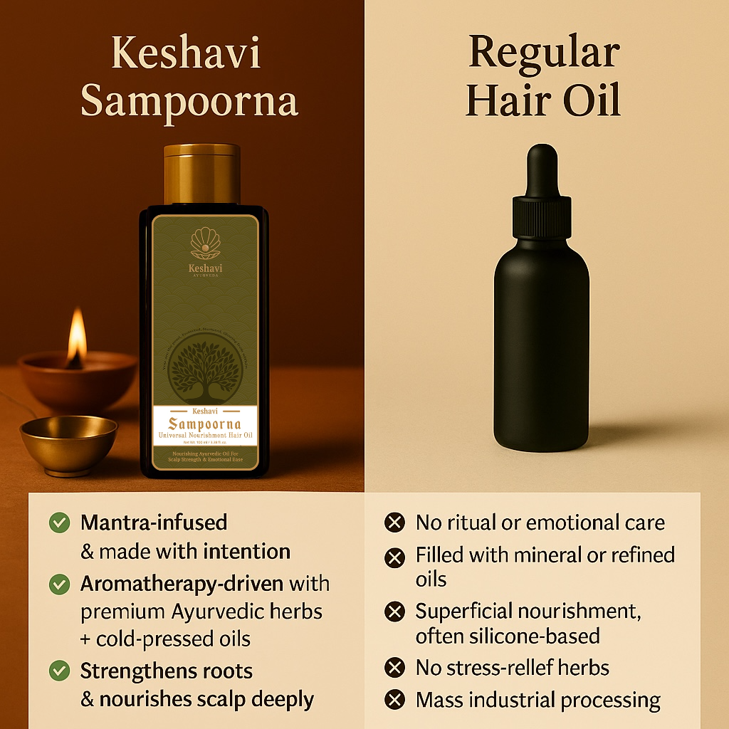 Keshavi Sampoorna — Sacred Nourishment for Scalp & Mind