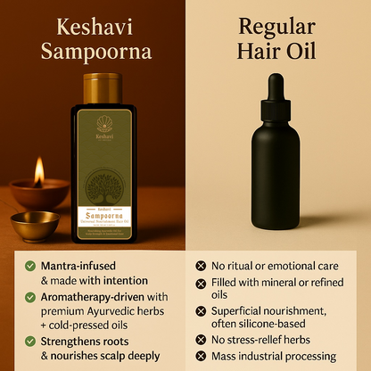 Keshavi Sampoorna — Sacred Nourishment for Scalp & Mind