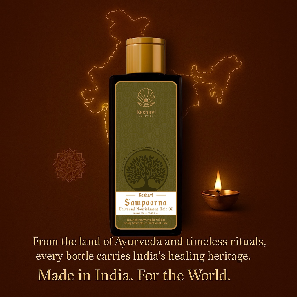 Keshavi Sampoorna — Sacred Nourishment for Scalp & Mind