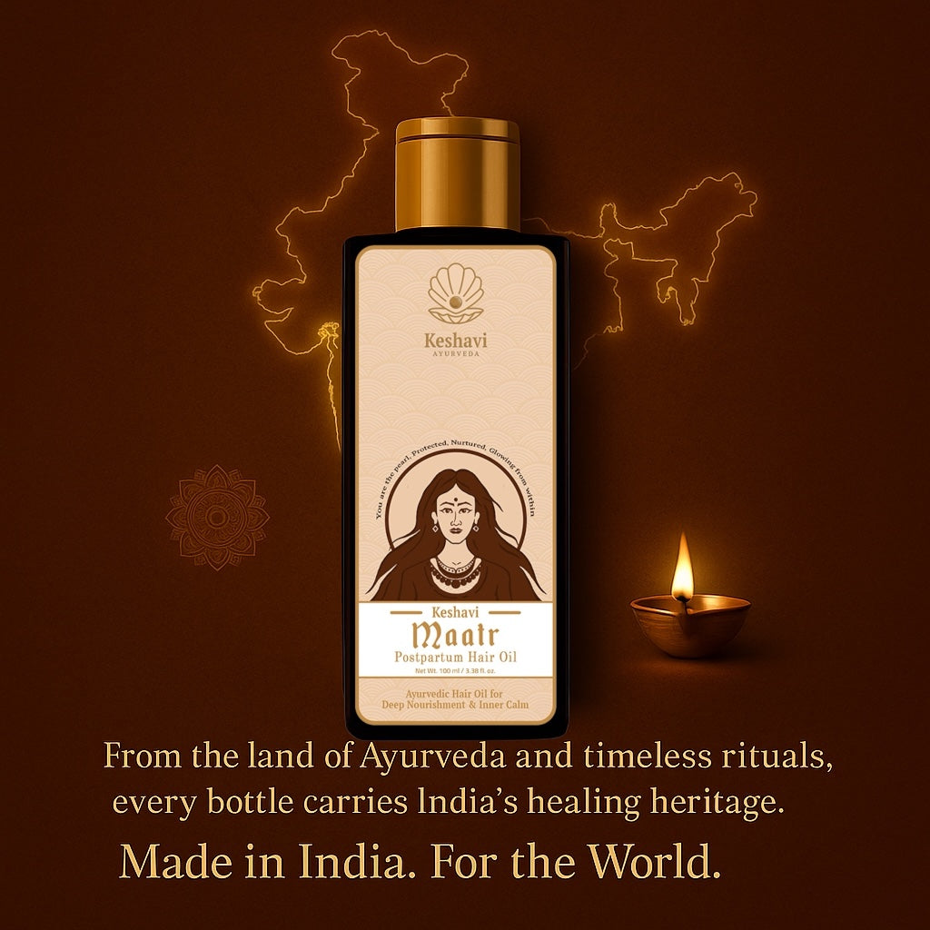 Keshavi Maatr – Sacred Hair Care for Postpartum Mothers