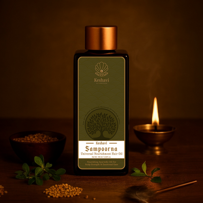 Keshavi Sampoorna — Sacred Nourishment for Scalp & Mind